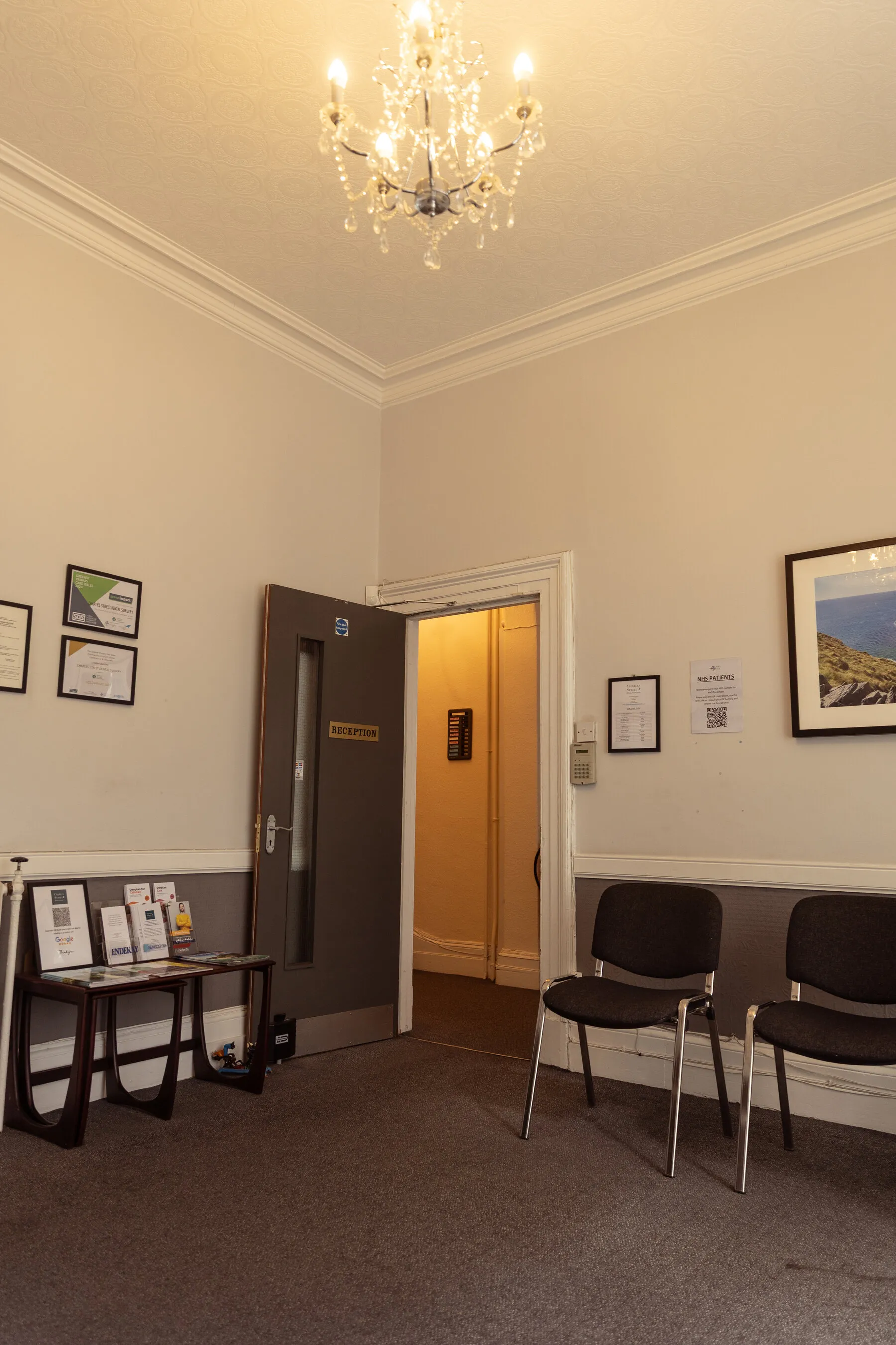Charles Street Dental Surgery restored interior hallway